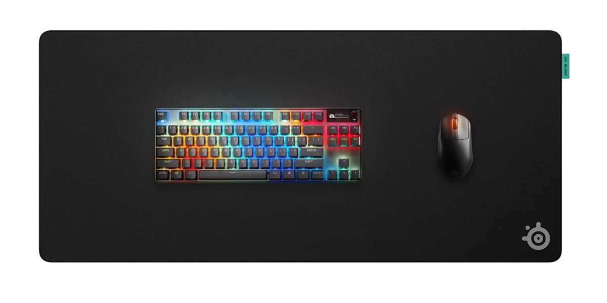 SteelSeries QcK Performance XL Balance Gaming-Mauspad Schwarz