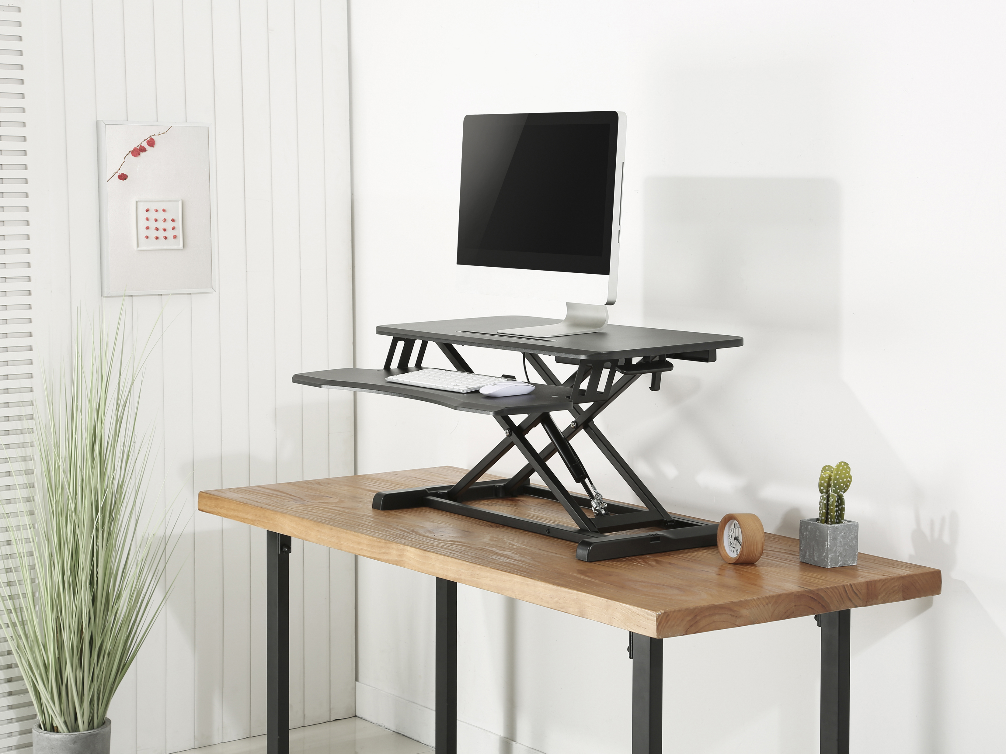 Equip 650840 Sitz-Steh-Tischaufsatz Schwarz