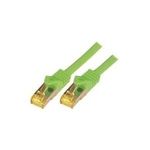McabCat.7 Rohkabel S-FTP-PIMF-LSZH-0.25M-GR 10Gigabit Ethernet 600MHzCat.7 Rohkabel Patchkabel, 2xRJ45 Cat.6a Stecker geschirmt, Schirmung: S/FTP (PIMF)Cat.7 Rohkabel, doppelt geschirmt, Leiterdurchmesser: 4x2xAWG26/7, ø=6,5mm, Leitermaterial: reines Kupfer, LSZH, Flammwidrig IEC60332-1, halogenfrei IEC60754-2, Ra (3727)