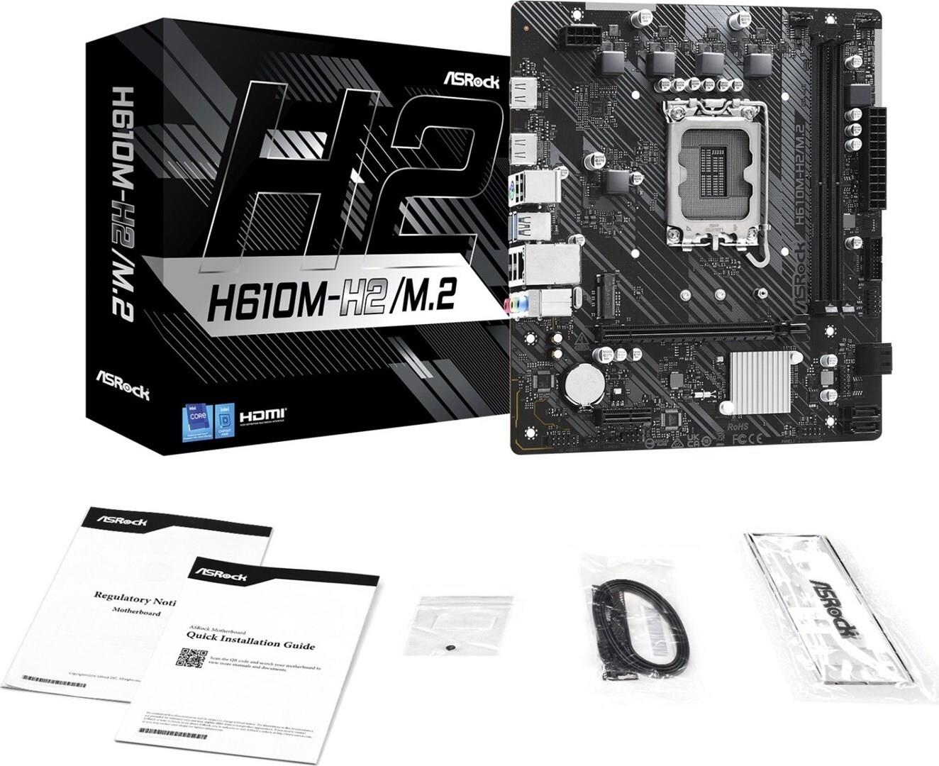 ASRock H610M-H2/M.2 Hauptplatine (H610M-H2/M.2)