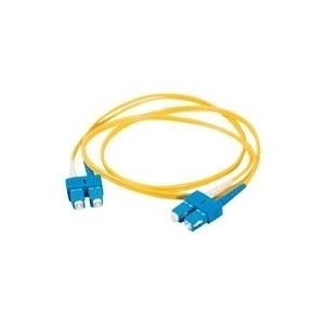 C2G SC-SC 9/125 OS1 Duplex Singlemode PVC Fiber Optic Cable (LSZH) (85568)
