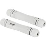 INTELLINET Ultra Long Range Outdoor Fast Ethernet PoE+ Extender Set Verlängert PoE-Reichweite auf bis zu 1000 m, ein PD-Port bis zu 95 W, IEEE 802.3bt-kompatibel (4PPoE), IP67 wasserdicht und staubgeschützt, Set aus zwei Modulen, Kunststoff, grau (561952)