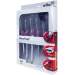 Wiha Werkstatt Schlitz-Schraubendreher MicroFinish 5533 Klingenbreite: 4.5 mm Klingenlänge: 90 mm (29133)