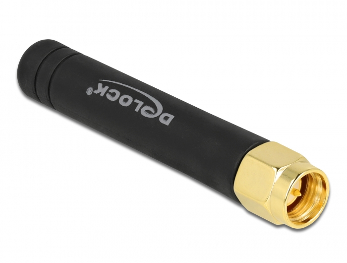 Delock LPWAN 868 MHz Antenne SMA 1,6 dBi Omnidirektional Schwarz