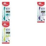 Maped KIDY learn Schreiblern-Tintenroller Chamäleon, Blister Schreiblernstift mit löschbarer Tinte, Minenstärke: 0,7 mm, - 1 Stück (229700)