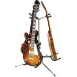 DIMAVERY Gitarrenständer 3-fach, schwarz (26348110)