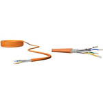 Draka S/FTP Installationskabel UC900, 100 m,Cat.7 Rohkabel, 900 MHz Geflecht- und Paarschirmung, halogenfrei, orange, - 1 Stück (60091661)