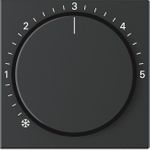 GIRA 2706005 Abdeckung RTR 230V System 55 schwarz matt (2706005)