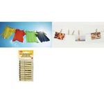 KLEIBER Wäscheklammern, aus Holz, Länge: 70 mm aus Birkenholz, mit Metallfeder, - 1 Stück (524-09)