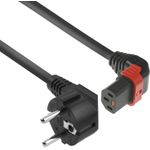 ACT AK5264 Stromkabel Schwarz 1 m CEE7/7 C13-Koppler (AK5264)