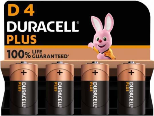 Duracell Batterie Plus NEW -D (MN1300/LR20) Mono 4St. (142039)