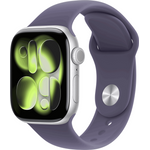 Apple Watch Series 11 GPS 42mm Silver Aluminium Case with Purple Fog Sport Band - S/M (MEU64ZR/A) (geöffnet)