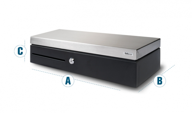 Safescan SD-4617S Standard Duty Kassenlade Schwarz/Silber