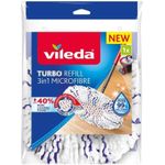 Vileda 4023103227439 Mop-Zubehör Wischbezug Blau - Weiß (167749)