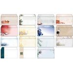 50 SIGEL Weihnachtsbriefumschläge Christmas Tree petrol DIN lang ohne Fenster (DU254)