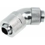 Alphacool HF 13/10 Anschraubtülle 45° drehbar G1/4 - Chrome (17151)