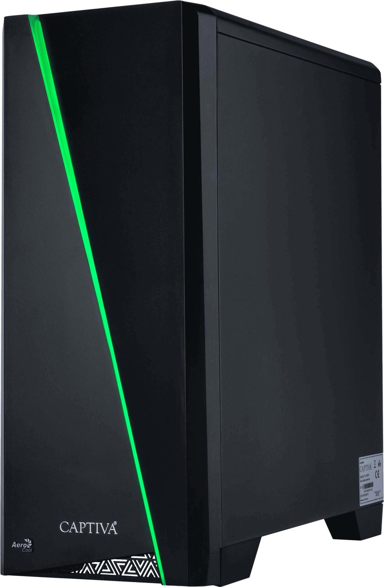 Captiva I71-372 Desktop Intel® Core™ i5 i5-10400F 16 GB DDR4-SDRAM 500 GB SSD NVIDIA GeForce RTX 4080 Windows 11 Home PC Schwarz (71372)