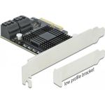 Delock 5-Port SATA 6Gb/s PCIe 3.0 x4 Controller Low Profile (90498) (geöffnet)