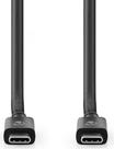 Nedis 2m USB-C Kabel 4.0 Gen2x2, 240W, 20 Gbps (CCGB66020BK20)