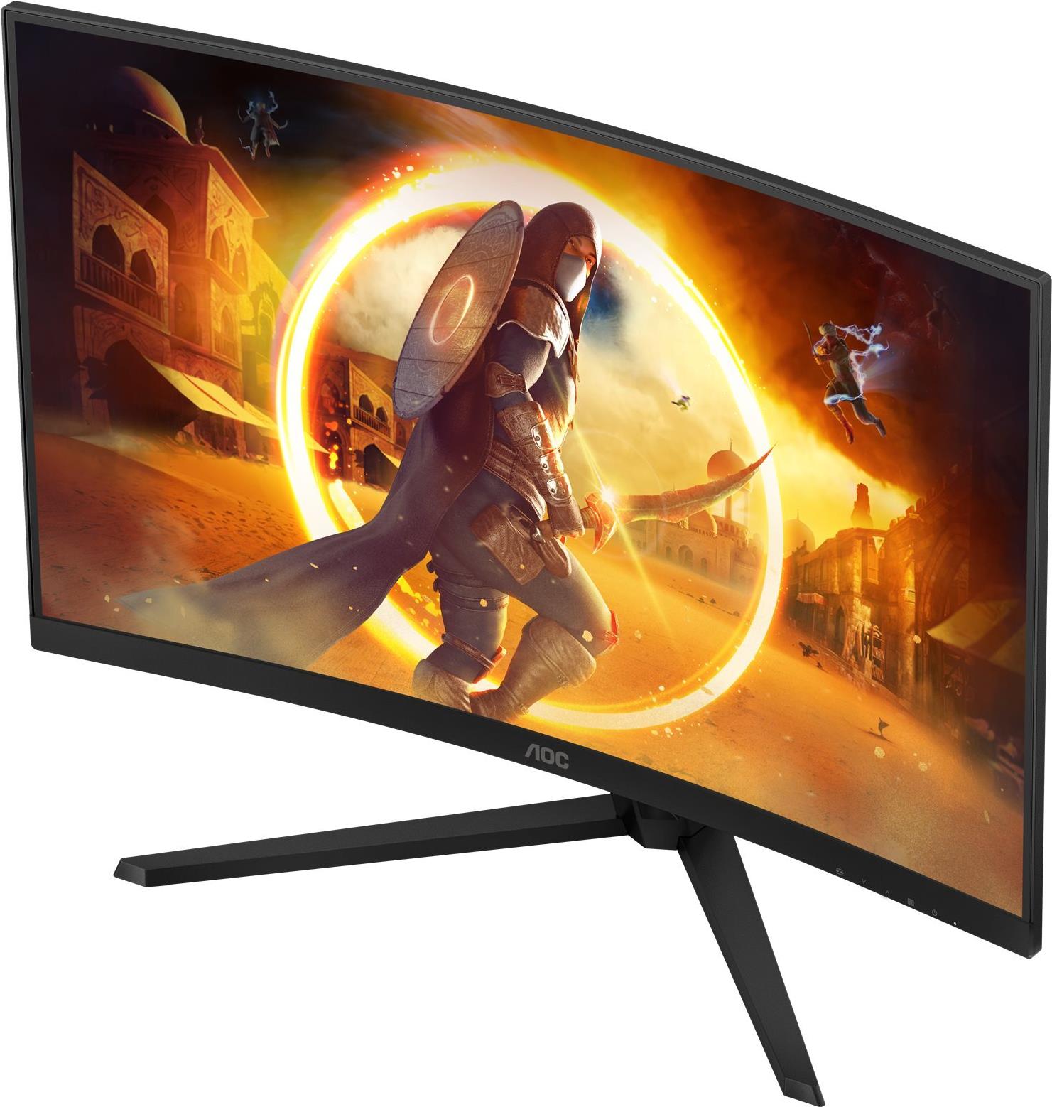 AOC Gaming CQ32G4VE - 32 Zoll QHD Curved Monitor, 180 Hertz, 0.5 ms, HDR10, FreeSync Premium (2560x1440, HDMI, DisplayPort) schwarz/grau (CQ32G4VE)