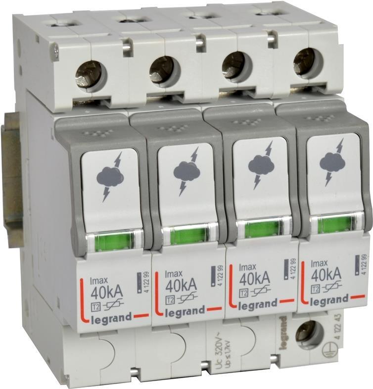 LEGRAND 412243 SPD T2 40KA 4P 4M
