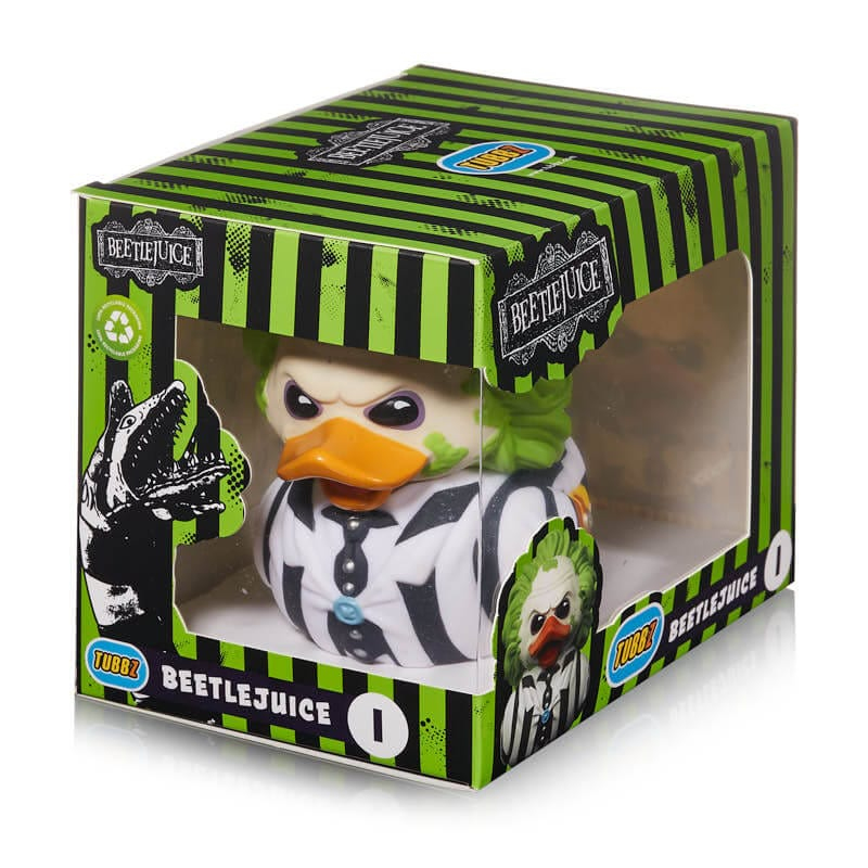TUBBZ Badeente Beetlejuice 9 cm Mehrfarbig