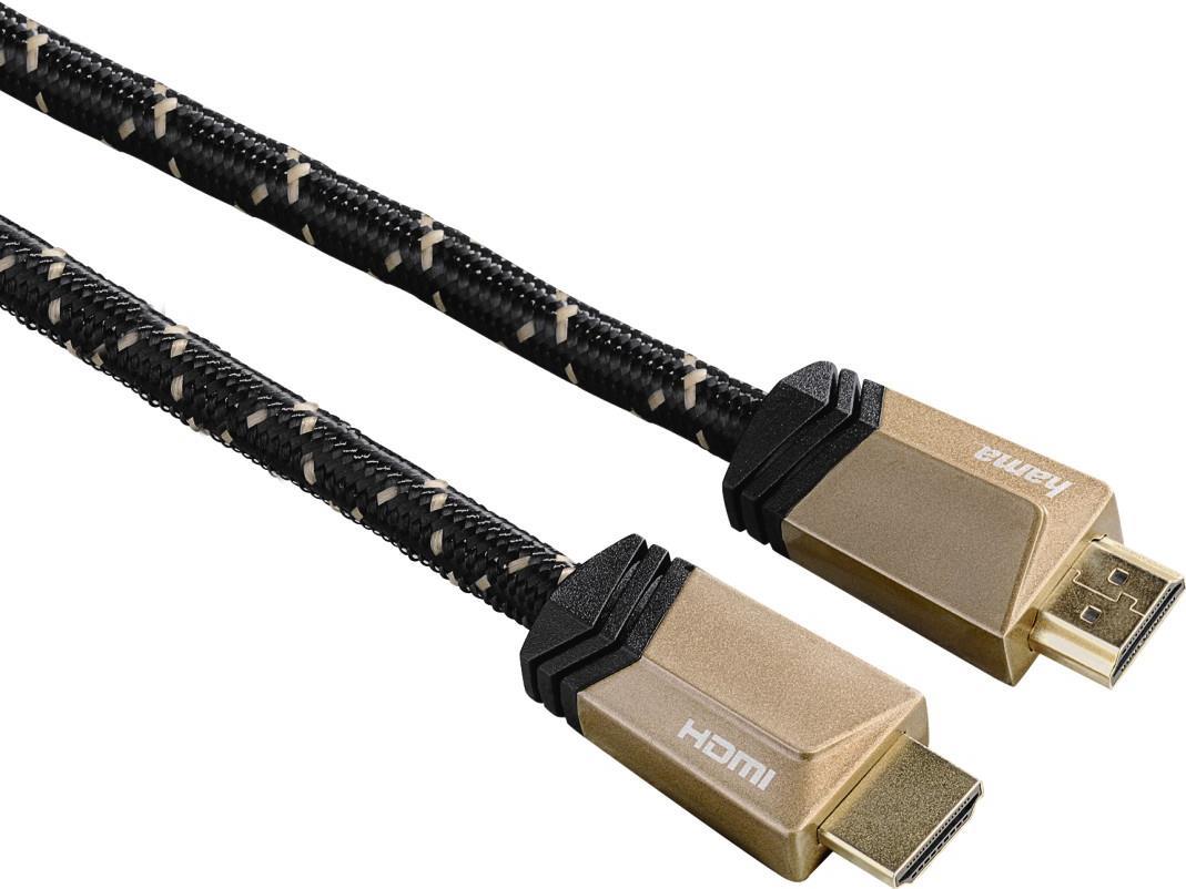 Hama 00122187 HDMI-Kabel 3 m HDMI Typ A (Standard) Schwarz - Bronze (00122187)