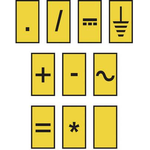 Hellermann Tyton 561-00004 Kabelmarkierer Schwarz - Gelb Polyamide 6.6 (PA66) 3 mm 1000 Stück(e) (561-00004)