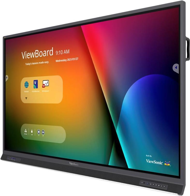 Viewsonic IFP7552-1B Touchscreen-Monitor 190,5 cm (75" ) 3840 x 2160 Pixel Dual-Touch Schwarz [Energieklasse G] (IFP7552-1B)