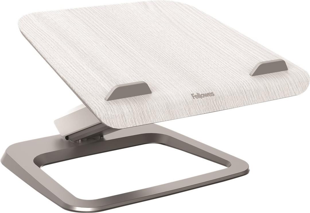 Fellowes Hana Series Notebook-Ständer mit Gasfederarm für Notebooks bis 17", Weiß