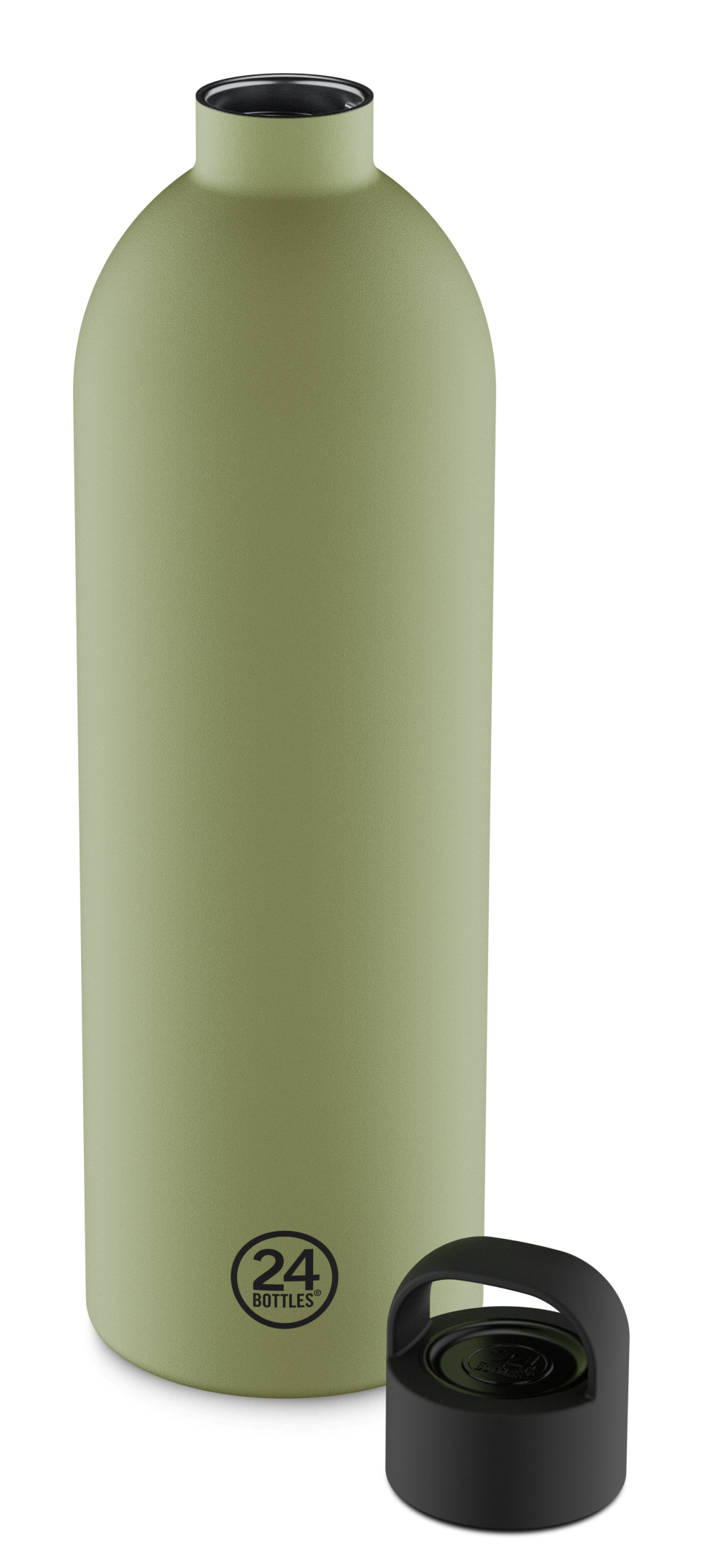 24Bottles Clima Bottle Sage 1500 ml Salbei, Schwarz
