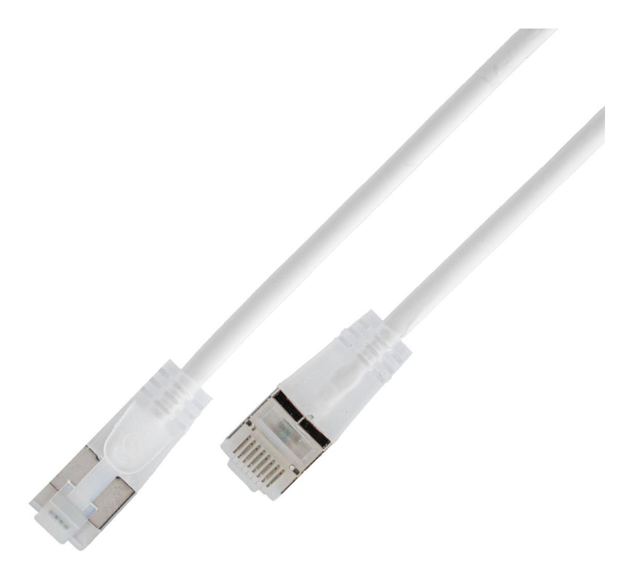 Wirewin SLIM Kat. 6a U/UTP Patchkabel, 0,15 m, 10 Gbit/s, LSZH, Weiß