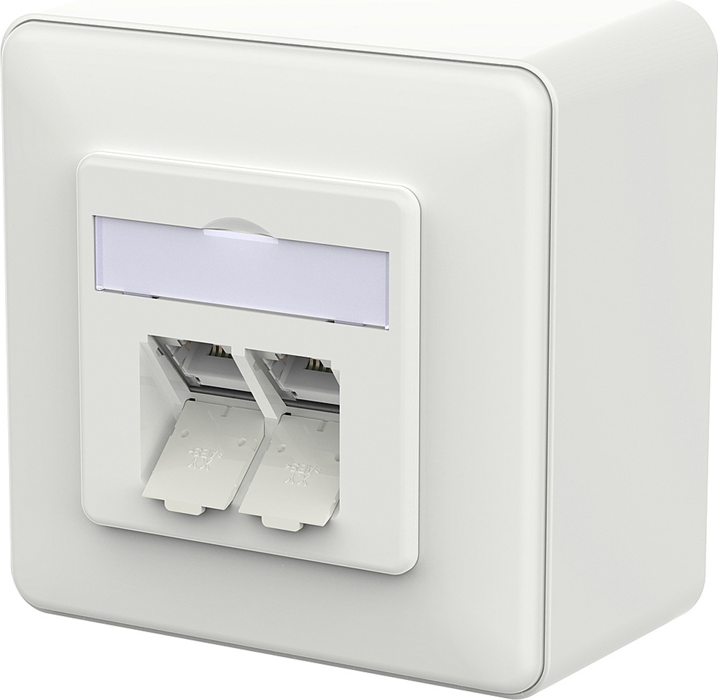 METZ CONNECT E-DAT C6A IDC Dose AP verkehrsweiß (130D380027-I)