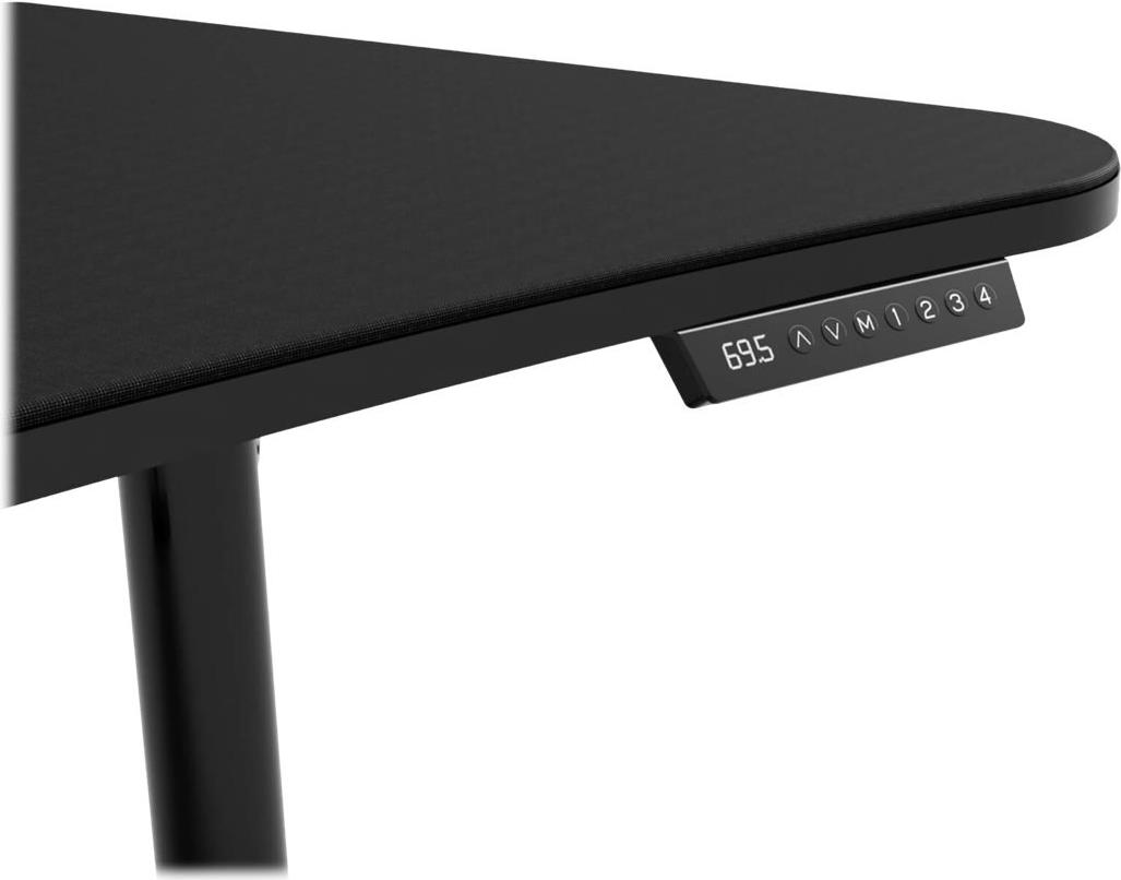 Arozzi Arena Moto Gaming-Schreibtisch elektrisch höhenverstellbar 160 cm Schwarz