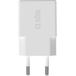 SBS PD Reiselader UltraSlim 30W USB-C GaN weiß (TETRGAN1C30SLIM)