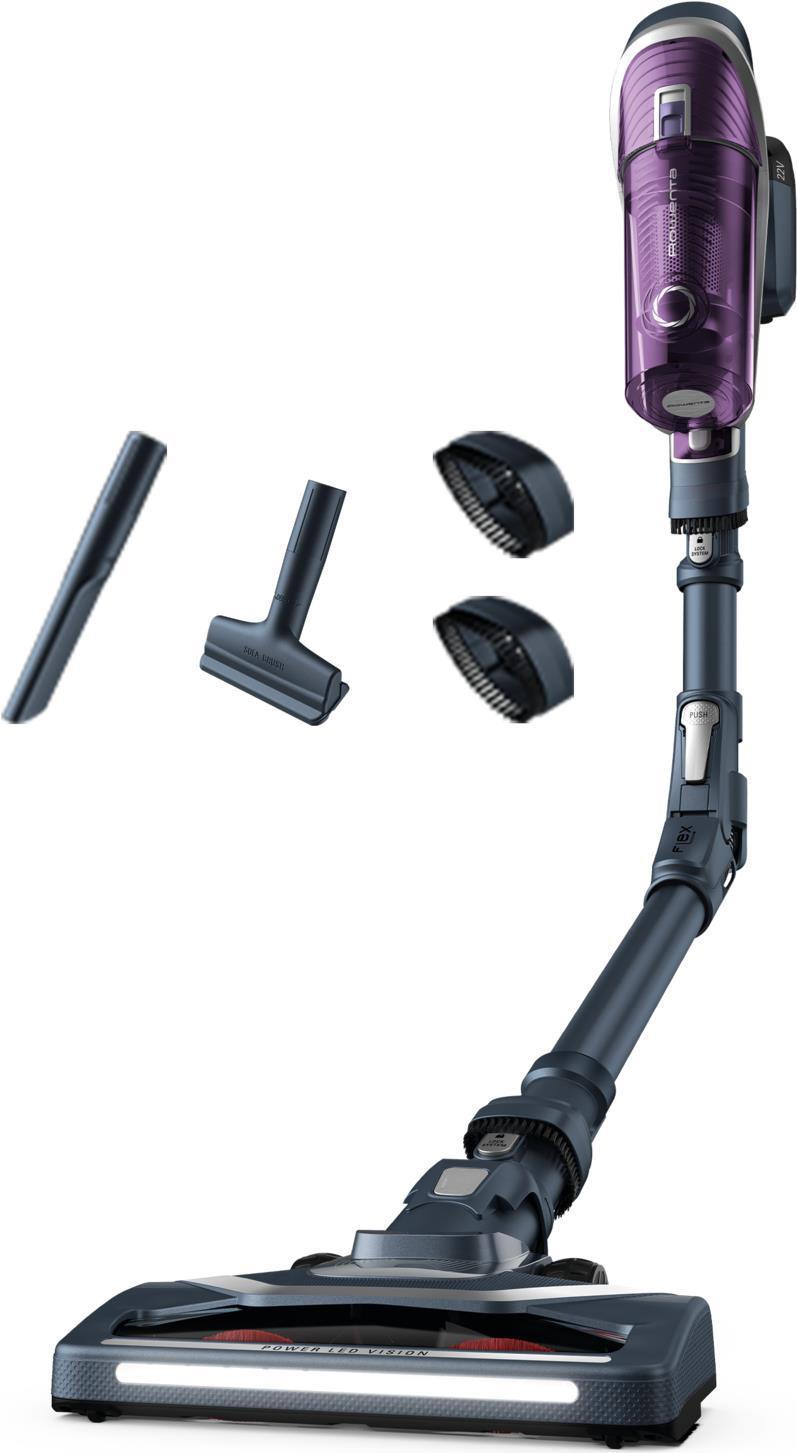 Rowenta X-Force Flex 8.60 Beutellos 0,55 l 185 W Grau - Violett (RH9638)