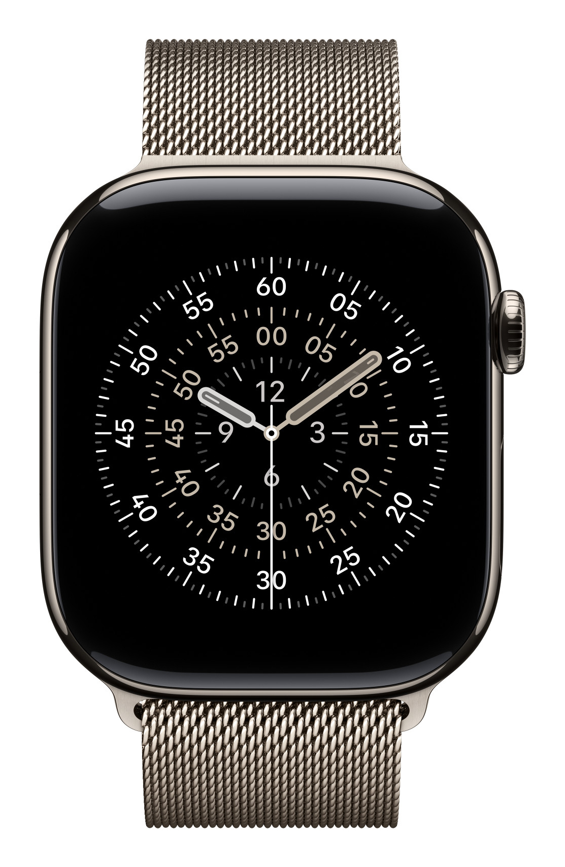 Apple Milanese Loop 46 mm S/M Edelstahl Natural