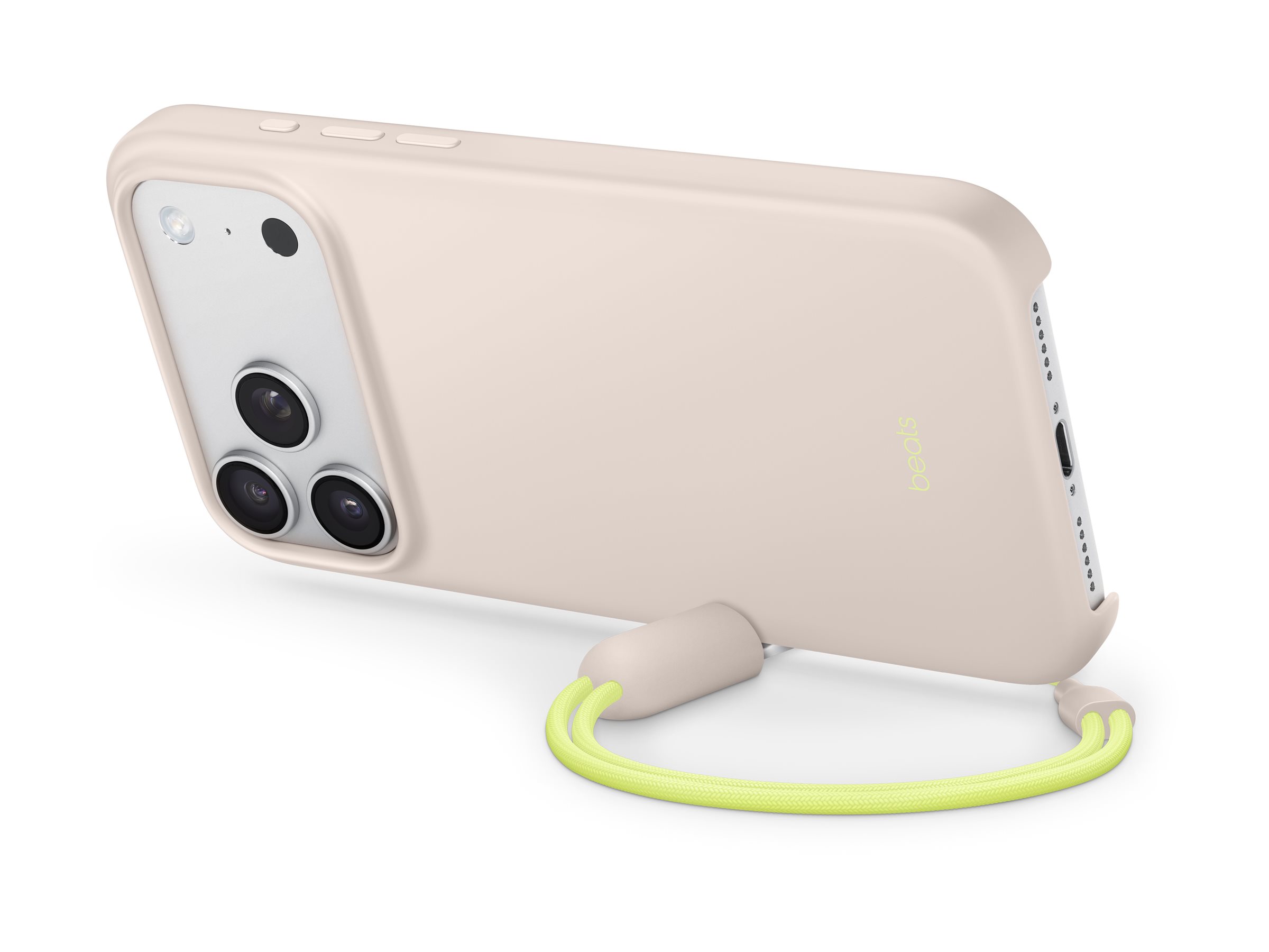 Beats iPhone 17 Pro Max MagSafe Schutzhülle mit Ständer und Kamerasteuerung, Lime Stone