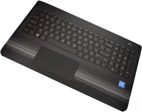 HP 862648-A41 Notebook-Ersatzteil Gehäuse-Unterteil+Tastatur (862648-A41)