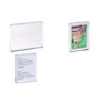 Maul Bilderrahmen (B)150 x (T)24 x (H)115 mm, glasklar aus Acryl, im Hoch- oder Querformat nutzbar (19548-05)