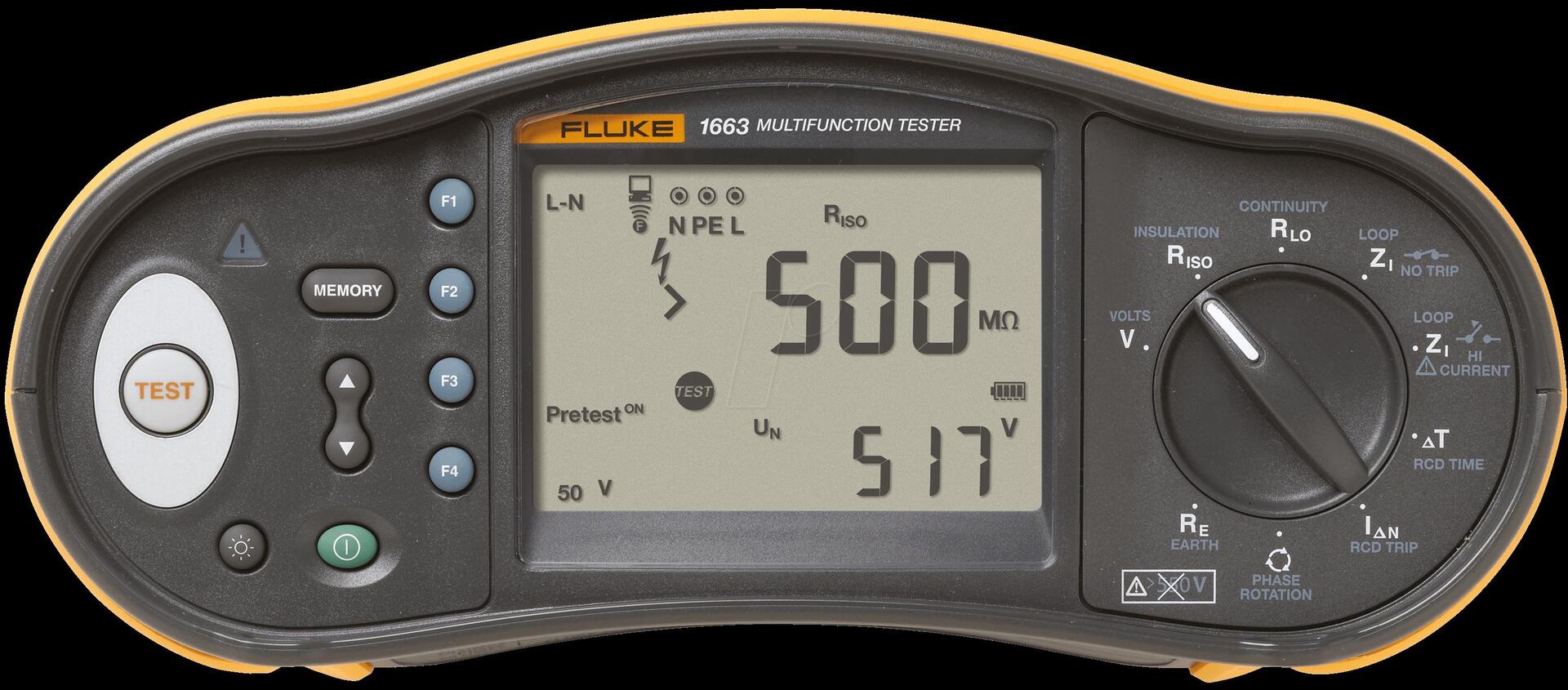 Fluke Installationstester Typ B FLK-1663 DE (4546998)