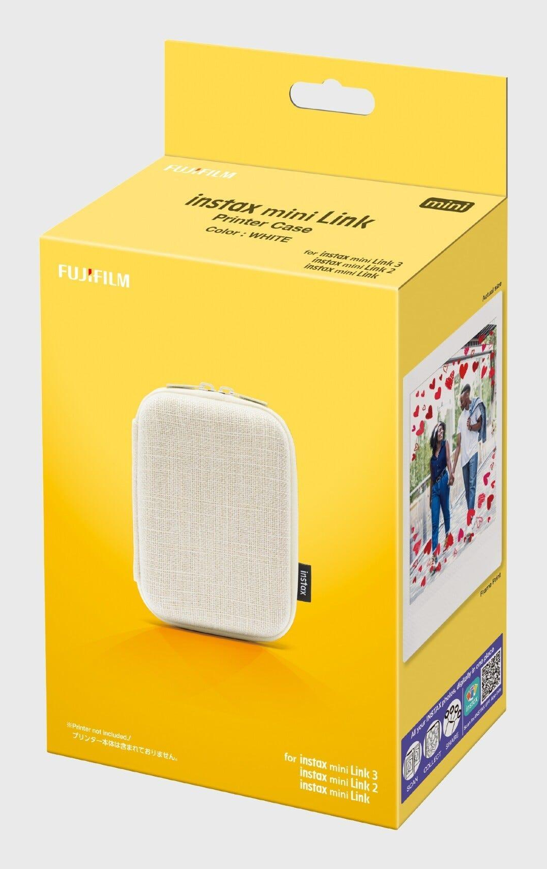 Fujifilm Instax Tasche für Instax mini Link 3 Clay White