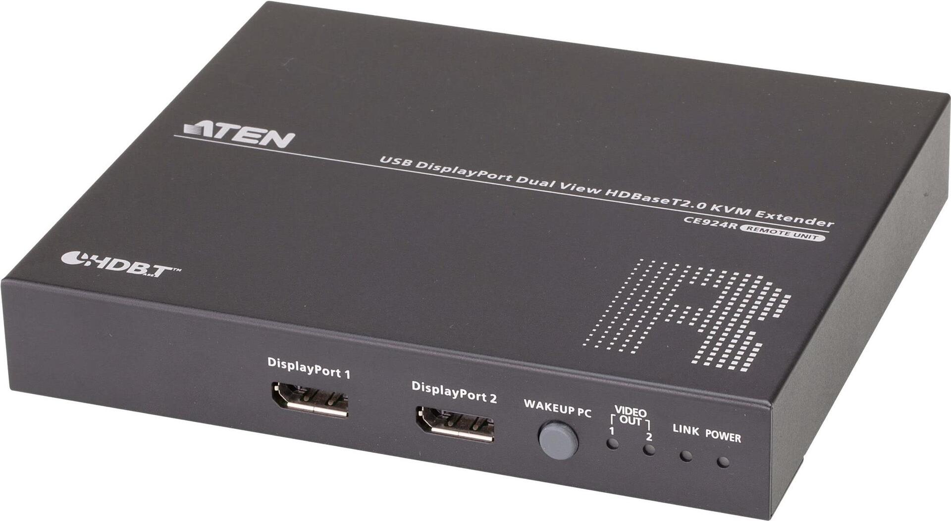 ATEN CE924 KVM-Extender DisplayPort HDBaseT 2.0 4K Schwarz