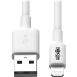 Tripp Lite 6ft Lightning USB/Sync Charge Cable for Apple Iphone / Ipad White 6' (M100-006-WH)