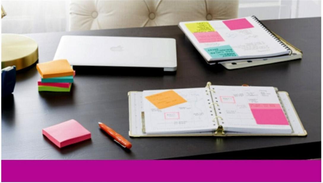 Post-it Super Sticky 622-12SS-PLAY Haftnotizen 47,6 x 47,6 mm 12 Blöcke à 90 Blatt Mehrfarbig