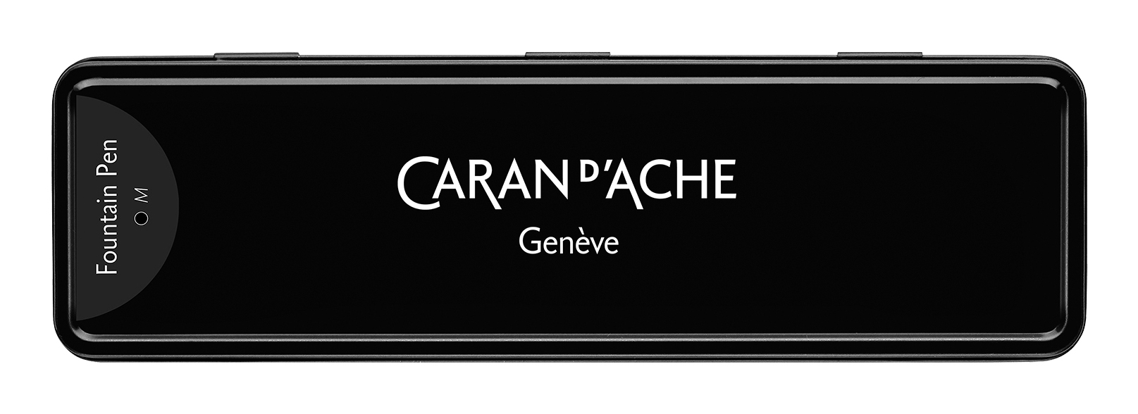 Caran d'Ache 849 Black Code Füllfederhalter Strichstärke M Edelstahlfeder Schwarz