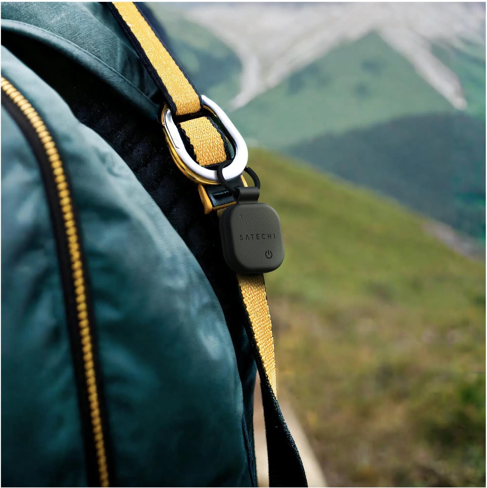 Satechi Vegan-Leather FindAll Keychain Black (ST-LKCFK)