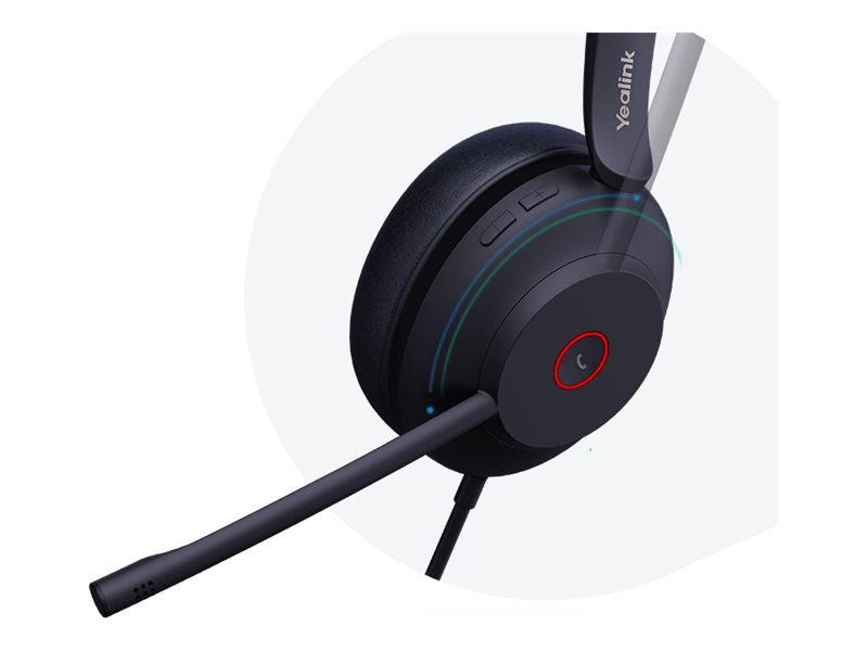Yealink UH37 Mono Headset On-Ear USB Schwarz