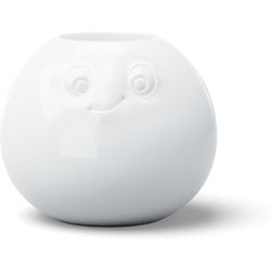 BHS FIFTYEIGHT Vase - Amüsiert rund weiß (T019201)