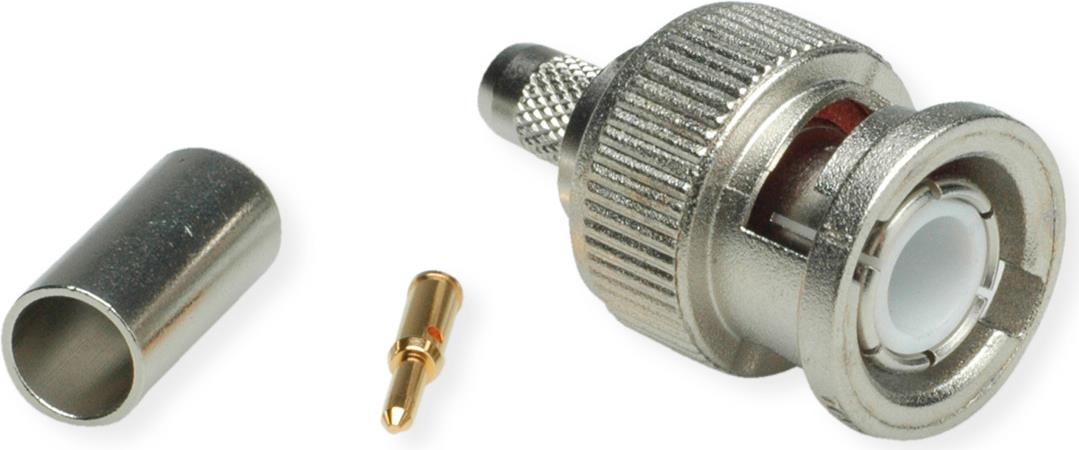 Telegärtner BNC-Kabelstecker Crimp G01 50 Ohm, crimp/crimp, Standard, A0205, G01 (RG-58 C/U), YR23092 Belden  - 1 Stück (J01000F1255Z)